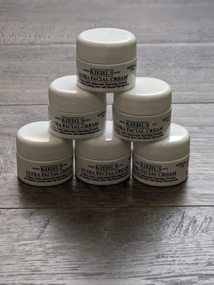 Crema facial Kiehl's Ultra tamaño mini (0,25 oz/7 ml) lote de 6 unidades Foto 1 de 2