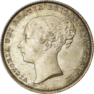 Großbritannien, Victoria, 1 Shilling, 1839, London, Silber, VZ+, KM:734.1 - Bild 1 von 2