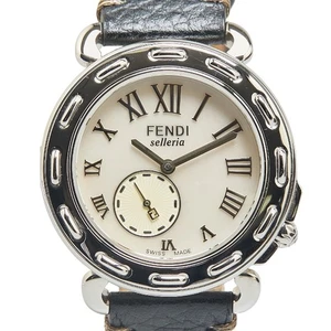 FENDI Celeria Small seconds Watches 8100M Quartz white dial Women 【Used】 - Picture 1 of 11