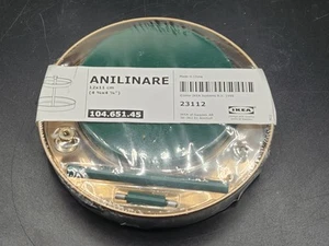 IKEA NOS Anilinare Scrivania Metallo Verde Oro Piccolo 2 Livelli Organizer Scrivania - Foto 1 di 4