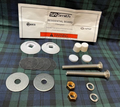 S.R. Smith Standard Diving Board Hardware 2 Bolts 67-209-911-SS - Image 1 of 4