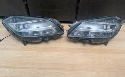 2012 2013 2014 Mercedes CLS550 Headlight Bi Xenon Driver & Passenger - Image 1 of 4