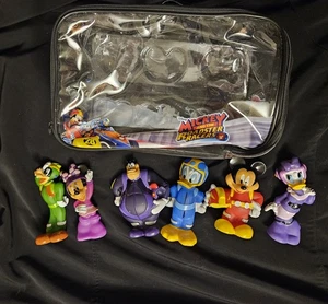 Disney Mickey Mouse and The Roadster Racers 6 Figuren Spielset Kunststoff Neu WO Box - Bild 1 von 13