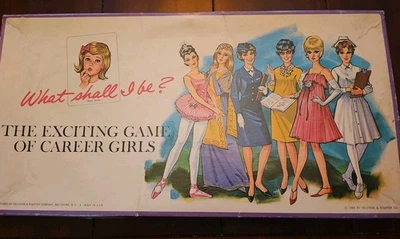 Vintage 1966 What Shall I Be? Exciting Game Of Career Girls 100% Complete - Image 1 of 4