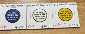transportation tokens  Hutchinson Kansas - Picture 1 of 2