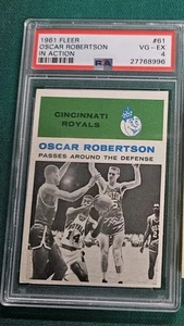 1961 Fleer Basketball Oscar Robertson PSA 4 - Picture 1 of 2