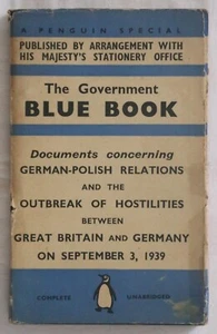 The Government Blue Book penguin published uk 1939 with outbreak of world war 2 - Imagen 1 de 1