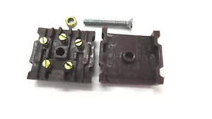 Kabelkästchen braun 5 Schraubanschlüsse viereckig Vespa GS 160,SS 180. - Bild 1 von 1