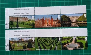 2018 Hampton Court Palace set of 6 USED stamps - Picture 1 of 1
