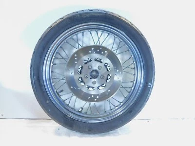 Harley Davidson XLH Sportster 883 1000 & 1200 19" Spoked Front Wheel Rim Rotor - Image 1 of 4