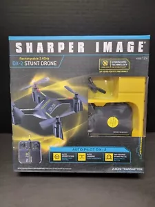 Sharper Image DX-2 Stunt Drone Black 2.4ghz Rechargeable New Open Box - Picture 1 of 2