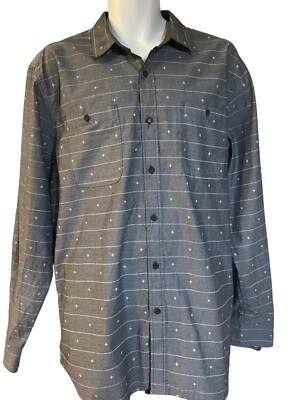 Howe Creative Workforce Houdini Shirt Size XXL Gray White Geo Print NWT $89 - Image 1 of 4