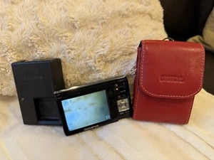 Vintage Digital Camera Olympus X-920 12.0 Megapixel Mirror Steel Color Working - Picture 1 of 5
