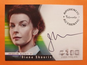 Jacqueline McKenzie Diana Skouris The 4400 Season One Autographs A1 2006 Inkwork