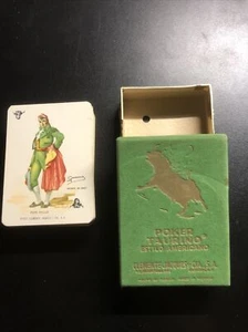 Cartas de Poker Taurino Bull Fight de Colección México Estilo Americano Completo - Imagen 1 de 4