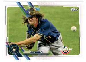 Josh Hader - Milwaukee Brewers - 2021 Topps Opening Day Baseball # 43 Mint - Picture 1 of 1