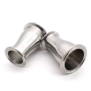 Reducer SS304 Ferrule sanitario 50,5-119 mm morsetto di innesco tubo concentrico - Foto 1 di 5