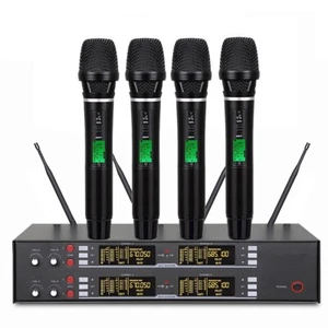 Sistema de micrófono vocal inalámbrico de 4 canales UHF para inalámbrico Sennheiser - Imagen 1 de 2