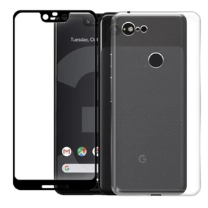 Protezione Schermo Resistente + Custodia Morbida Sottile Antiurto per Google Pixel 3 XL - Foto 1 di 1