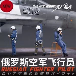 1/48 Russian Fighter Pilot Resin Figure Su-27 Su-30 Su-35 Mig-29/-31 Scenes DIY - Picture 1 of 30