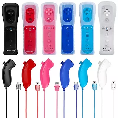 2 in 1 Remote Motion Plus Controller, Nunchuk - Nintendo Wii / U (NEU) 🆕✅ - Bild 1 von 4