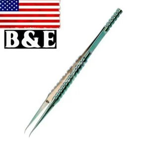 Precision 2UUL TITANIUM TWEEZERS Ti02 Bent Tip BGA PCB Jewelry  - Picture 1 of 7