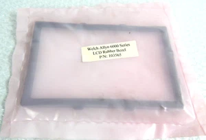 WELCH ALLYN  6000 SERIES LCD RUBBER BEZEL P/N 103565 - Picture 1 of 2
