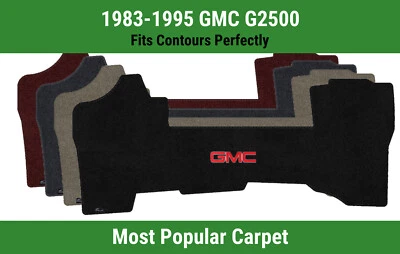 Lloyd Ultimat Front Row Carpet Mat for 1983-1995 GMC G2500 w/Red GMC 1 Logo - Image 1 of 4