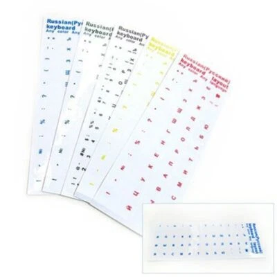 Protective Film No Alphabet Russian Keyboard Stickers Transparent Language - Image 1 of 4