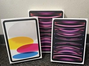 Apple iPad Pro 12.9-inch (6th Gen 256GB) WI-FI+Cell EMPTY BOX ONLY *LOT *READ - Afbeelding 1 van 4