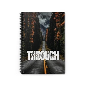 Motivation Road Spiral Notebook - Ruled Line - Picture 1 of 5