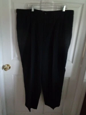 Hombre - Croft & Barrow - Negro - Cintura Ajustable - Pantalones Algodón 44" x 30" Foto 1 de 3