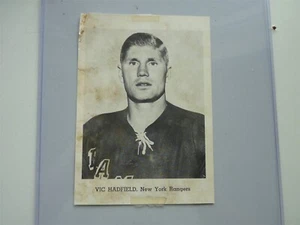 VIC HADFIELD VINTAGE 1963  NHL PHOTO NEW YORK RANGERS ORIGINAL PHOTO - Picture 1 of 2