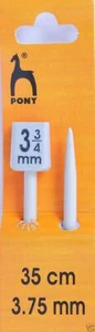 Pony Classic Knitting Pins Single Ended 35cm x 3.75mm - Picture 1 of 1