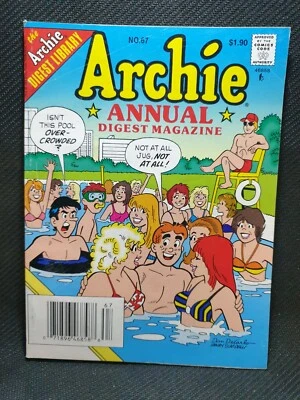 Archie Annual Digest Magazine Library No. 67 1995  Pool Swimsuit Bikini - Image 1 of 2