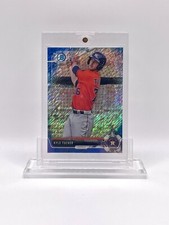 Kyle Tucker 2017 Bowman Chrome RARE 70th Anniversary BLUE SHIMMER Refractor (RC)