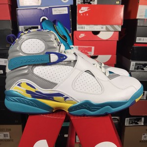 Jordan 8 Retro White Aqua 2019 W for 