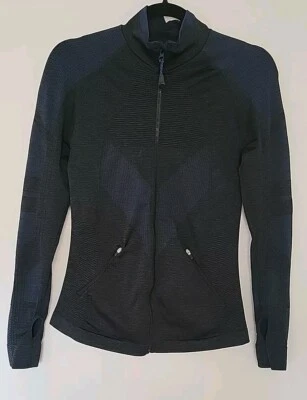 LNDR Spright Full Zip Jacket Navy Black Women Size M L - Image 1 of 4