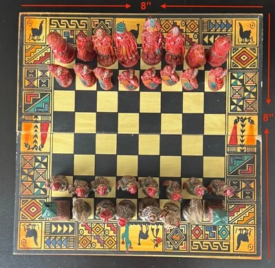 Handmade ceramic collectible chess set - Image 1 of 4