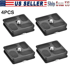 4XPU40 Quick Release Plate For Digital Camera Tripod Ballhead Lens Mount Adapter - Picture 1 of 9
