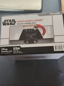 Star Wars Santa Darth Vader Molded Ceramic Mug in Original Box - Picture 1 of 2