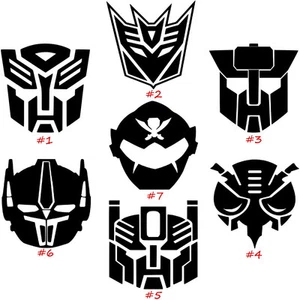 Robots Vinyl Decal Sticker Car Window Design Laptop Wall Design Transformers Art - Picture 1 of 11