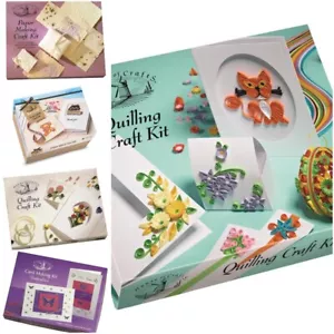 Craft Kit Quilling Papierherstellung Kreuzstich Schmetterling Karte Kalligraphie wählen - Bild 1 von 13