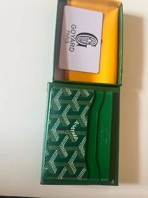 Porte-cartes Goyard Saint-Sulpice Vert – Neuf - Photo 1/2