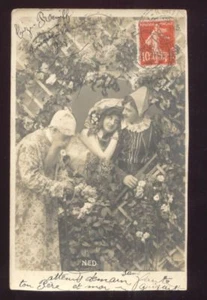 1908 CONFUCIUS Romantic Couple FRENCH RPPC Postcard - Picture 1 of 1