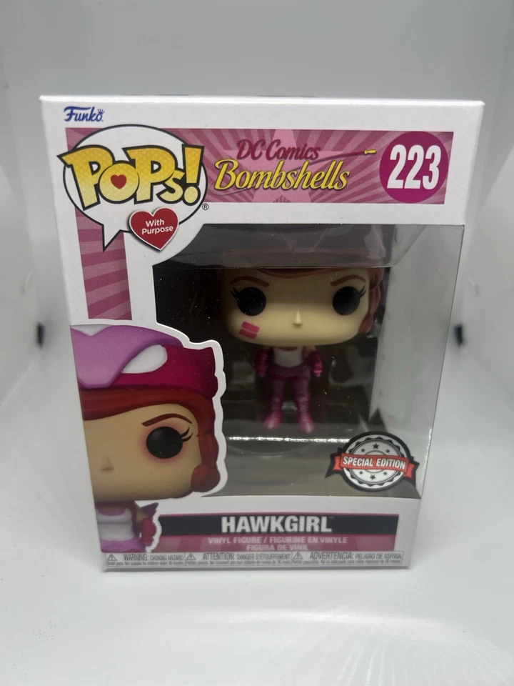 DC Comics Bombshells - Hawkgirl Breast Cancer Awareness Pop! Vinyl (RS) #223 - image 1 of 4