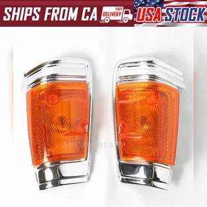 83 84 85 86 FIT NISSAN DATSUN 720 YUE LOONG 755 CORNER LAMP LIGHT PICKUP PAIR - Picture 1 of 6