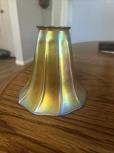 Antiker goldener Aurene Schirm - Bild 1 von 10