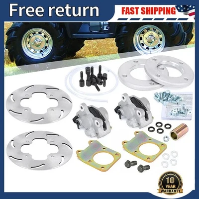 Disc Brake Conversion Kit Front For Honda Foreman 450 TRX450 FE/FM/ES/S ALL - Image 1 of 4