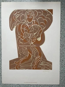 HAP Grieshaber, "Hirte der sanften Gewalt" Farbholzschnitt - Bild 1 von 3